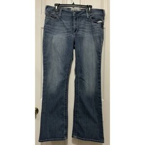Ariat-1391 Women's Jeans 31R X 31 Mid Rise Boot Rainstorm Whipstitch